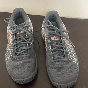 Women's New Balance Gray Tennis Shoes, Size 7.5